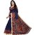 Sharda Creation Navy Mysore Silk Printed With Blouse Saree
