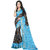Svb Multicolour Art Silk Printed Bandhani  Saree