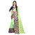 Svb Green Embellished Cotton With Blouse Saree