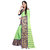 Svb Green Embellished Cotton With Blouse Saree