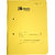 BindEx Premium Quality Office Spring File (Yellow) Pack of 10