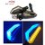 Auto Addict Bike Indicator Lights D shaped 4Pcs DRL (Blue) Indicator(Yellow) For TVS Apache RTR 160