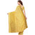 Rumon Striped Handloom Handloom Viscose Blend Saree (Yellow)