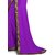 Rumon Embroidered Fashion Georgette Saree (Purple)