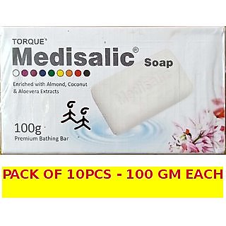 Medisalic Fairness Soap 100 gm each (pack of 10 pcs.).