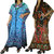 Ukal Combo Pack of 2 Women's Kaftan Dress Cover Up Nightwear Nighty Gown V-Neck Dress