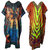 Ukal Combo Pack of 2 Women's Kaftan Dress Cover Up Nightwear Nighty Gown V-Neck Dress