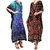 Ukal Combo Pack of 2 Women's Kaftan Dress Cover Up Nightwear Nighty Gown V-Neck Dress