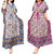 Ukal Combo Pack of 2 Women's Kaftan Dress Cover Up Nightwear Nighty Gown V-Neck Dress.