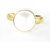 Raviour Lifestyle Pearl (Moti) 6.15 Ratti White Pearl 100% Original Gemstone Ashtadhatu Rashi Ratna Ring