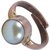 Raviour Lifestyle Pearl (Moti) 8.00 Ratti White Pearl 100% Original Gemstone Ashtadhatu Rashi Ratna Ring