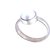 Raviour Lifestyle Pearl (Moti) 10.00 Ratti White Pearl 100% Original Gemstone Ashtadhatu Rashi Ratna Ring