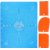 JonPrix 1 PC, Combo Silicone Rolling Mat  3 Pc Dough Scraper