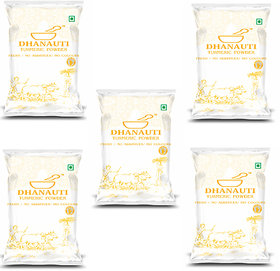 DHANAUTI / TURMERIC POWDER/ 100 GRAM PACK OF 5 PIECES