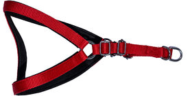 Tame Love Export Quality Padded Chest Belt Harness for Puppy (Red color - 0.75 Inch)