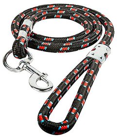 Tame Love Durable Dog Rope Training Leash for medium and large sized breed with Strong Cast Hook (18mm, Multicolor)