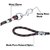 Tame Love Durable Dog Rope Training Leash for medium and large sized breed with Strong Cast Hook (18mm, Multicolor)