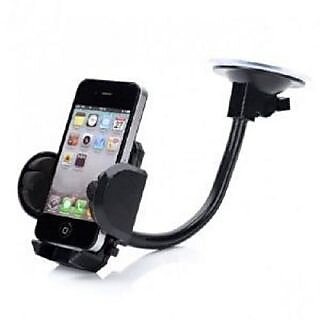 SahiBUY Universal Car Mount Mobile Phone Holder Mobile Stand in Black