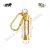 Gola International Antique Decorative Designer (Sand Timer) Hourglass Keychain Pure Brass Pack of 1