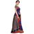 SVB Blue Printed Mysore Silk With Blouse Saree