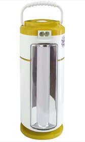 Buylink 3 Tube 54 Hi-Bright LED With 360 Degree Coverage Rechargeable Lantern Emergency Light  (White, Yellow) EN-1202