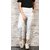 Women's Girl's White Color Vertical Lining Printed Stretchable Pant's / Jeggings /Gym /Yoga /Casual /Sport's Wear