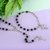 MissMister 9 mm Black Catholic Christian Prayer Rosary Bead Non-Precious Metal Mala Necklace and Bracelet Jesus Combo Jewellery for Men and Women