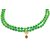 Raviour Lifestyle Mahakal Bholenath Trishul Pendant With Green Hakik Agate 108 beads Mala