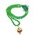 Raviour Lifestyle Lord shiv punchmukhi rudraksha Om pendant With Green Hakik Agate 108 beads Mala