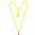 Raviour Lifestyle Lord Shiv Mahakal Shankar Mahadev shiv shakti Rudraksha Pendant With Yellow Hakik Agate 108 beads Mala