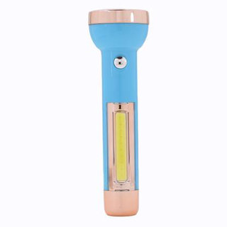 Buylink Rechargeable Long Range Torch Flashlight with Dual Light Source for Home,Office, (JY-1703)