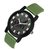 Plastic Green PVC Strip Men Analog Watch For Men  Boys