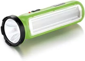 Stylopunk 5W Flashlight Torch With LED Lamp Emergency Lamp / Emergency Light  - Pack of 1 (EN-655) Green.