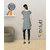 Fabclub Rayon Embroidered Asymmetric Designer Women Kurti (Gray)