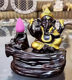 zaptos junction handicrafted smoke ganesha water fountain backflow.