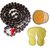 Spherulemuster Kamal Gatta (Lotus Seeds) Mala with Laxmi Charan Paduka-Set of 3Free Chandan Tika.