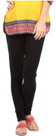 Shopping zone Chudidar Leggings Black colour