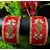 Ethnic Indian Bollywood Style Traditional Red Bridal Chura 2.4 inch Set.