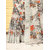 Eka Lifestyle Women's Multicoloured Organza Printed Saree With Blouse Piece