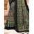 Eka Lifestyle Women's Multicoloured Organza Printed Saree With Blouse Piece