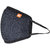 Wildcraft Black HypaShield Reusable 6-Layer Anti-Pollution Outdoor Masks for Unisex Pack of 3