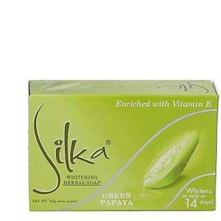 SILKA GREEN SKIN BRIGHTNESS HERBAL SOAP  (135 g)