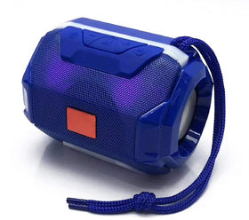 Stylopunk Choice-501 Portable Bluetooth Stereo Speaker with Alarm Clock,Aux, FM, SD Card, In-built Mic  USB Blue.