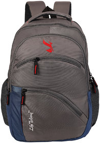 Life Today  15.6 Inch Laptop Backpack Grey  Blue bags 38 L Laptop Backpack  (Grey)