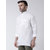 Riag Men's White Plain Kurtas