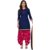 PRANJUL Readymade Stitched Cotton Patiyala Churidar For Daily Office Wear Salwar Suit For Women (Size XXL) Blue