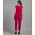 Vivient Women Pink Plain Velvet Jumpsuits