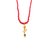 Raviour Lifestyle Om Shiv Mahakal Trishul With Rudraksha Pendant With Red Hakik Agate 108 beads Mala
