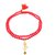 Raviour Lifestyle Om Shiv Mahakal Trishul With Rudraksha Pendant With Red Hakik Agate 108 beads Mala