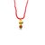 Raviour Lifestyle Lord Shiv Shakti 5 Mukhi Shiv Trishul Damru With Red Hakik Agate 108 beads Mala